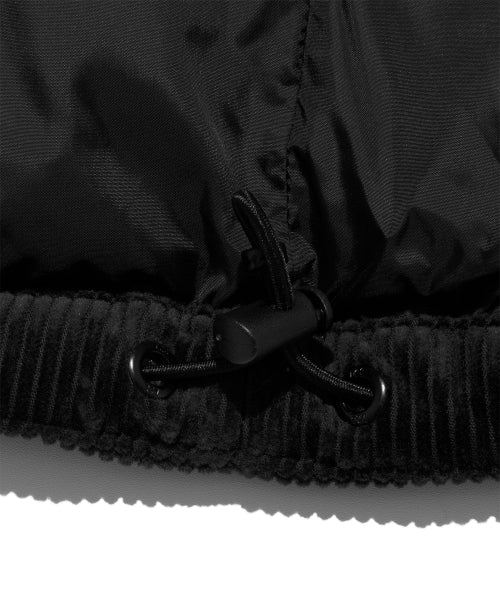 Corduroy Padded Jacket Black