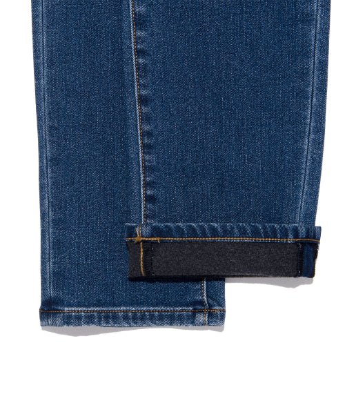 Women's Standard Fit Napping Denim Pants Indigo Dark