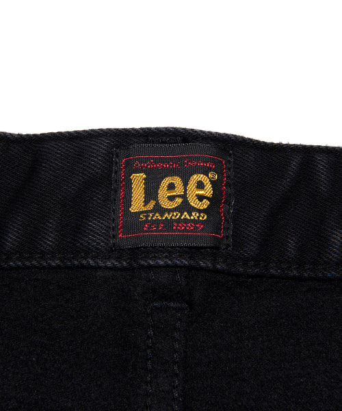 Women's Standard Fit Napping Denim Pants Black