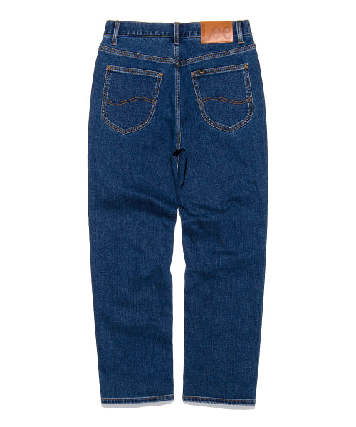 Man standard fit napping denim pants indigo dark