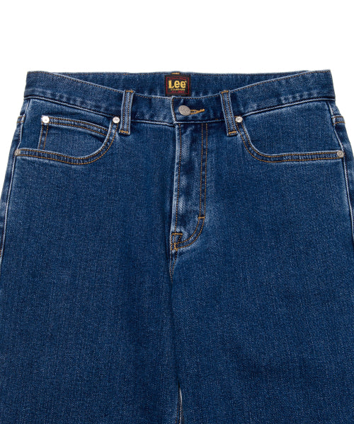 Man standard fit napping denim pants indigo dark