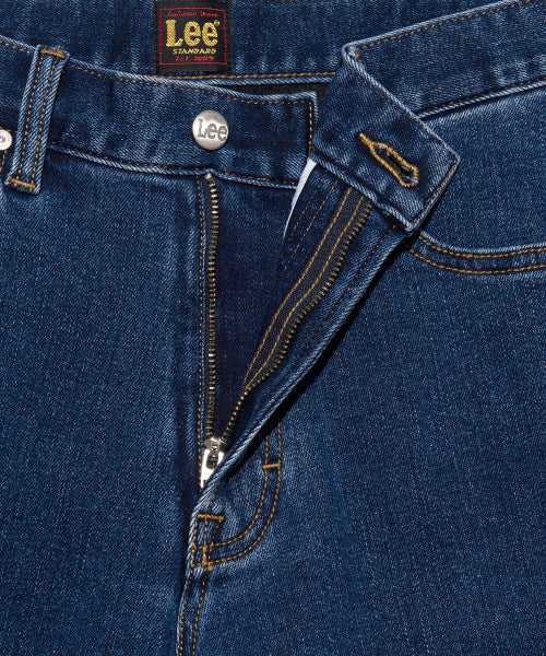 Man standard fit napping denim pants indigo dark