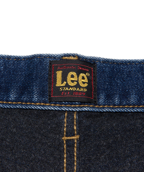 Man standard fit napping denim pants indigo dark