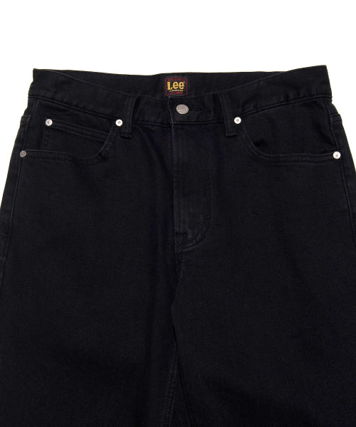 Man standard fit napping denim pants black