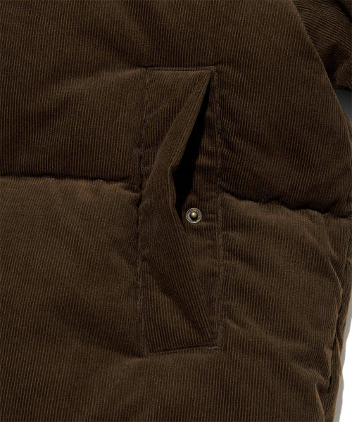 Woman Raglan Short Down Brown