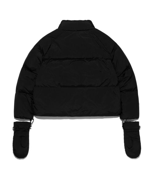 Woman Raglan Short Down Black