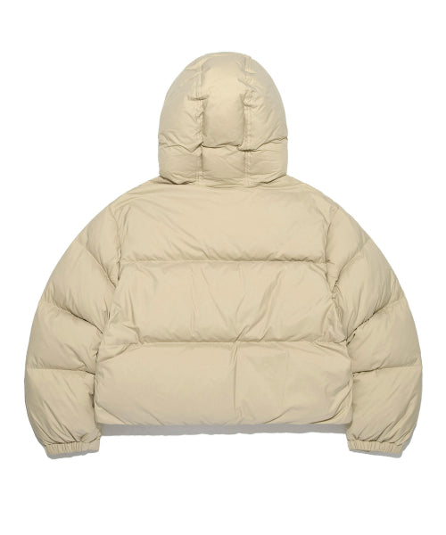 Women's Hood Short Down Light Beige