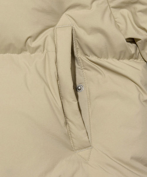 Women's Hood Short Down Light Beige