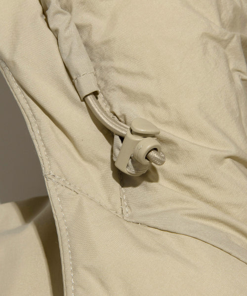 Women's Hood Short Down Light Beige