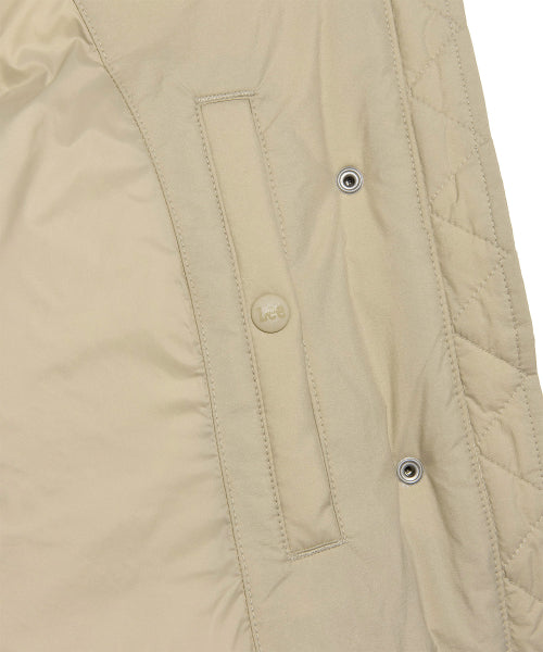Women's Hood Short Down Light Beige