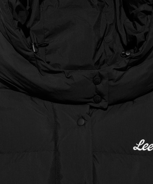 Women's hood short-down black