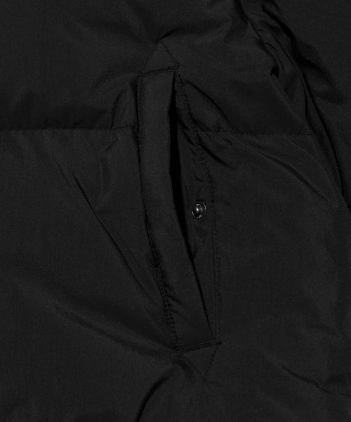 Women's hood short-down black