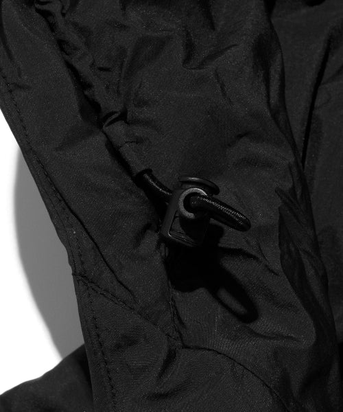 Women's hood short-down black