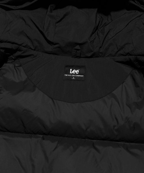 Women's hood short-down black