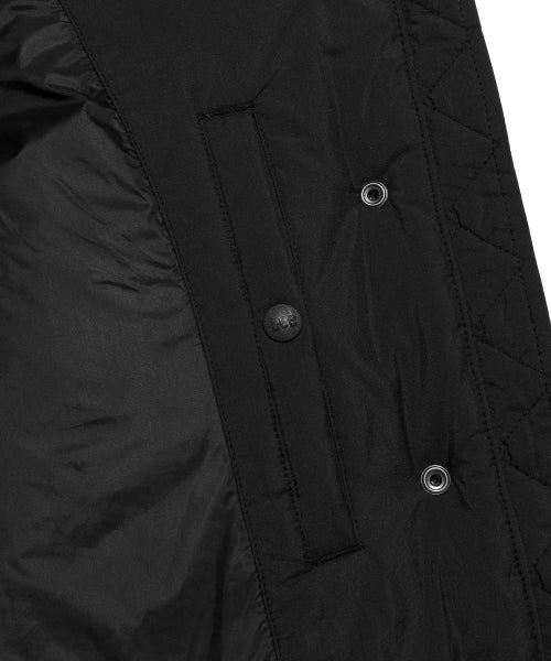 Women's hood short-down black
