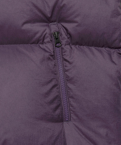 Hooded Lipstop Puffer Down Purple