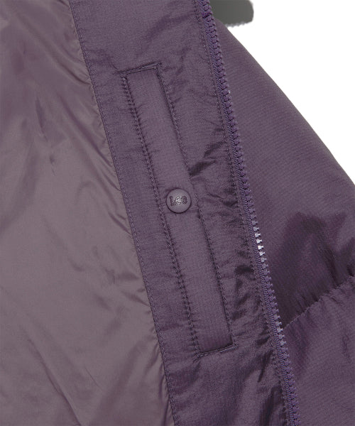 Hooded Lipstop Puffer Down Purple