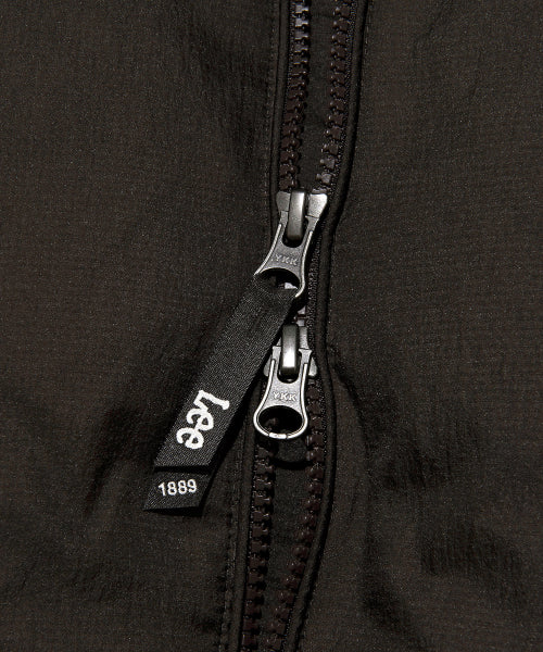 Hooded Lipstop Puffer Down Brown