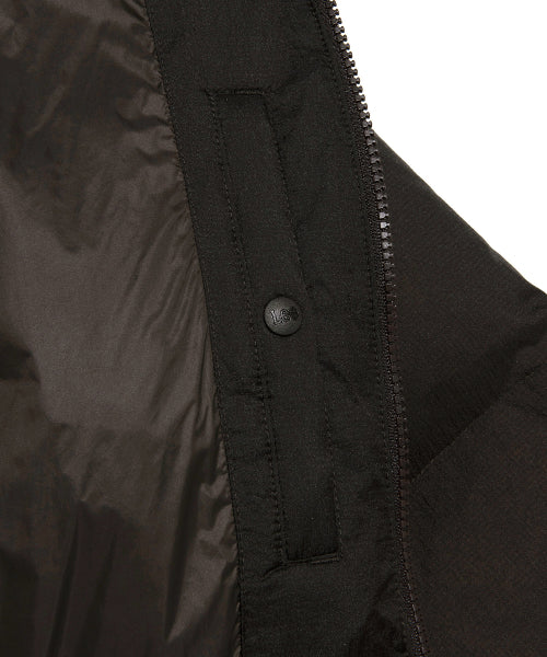 Hooded Lipstop Puffer Down Brown