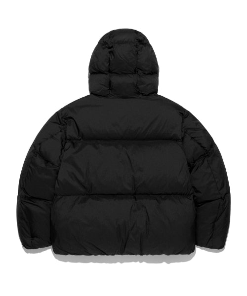Hooded Lipstop Puffer Down Black
