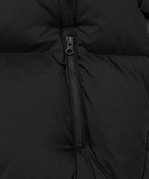 Hooded Lipstop Puffer Down Black