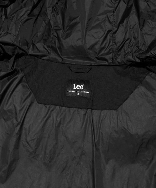 Hooded Lipstop Puffer Down Black