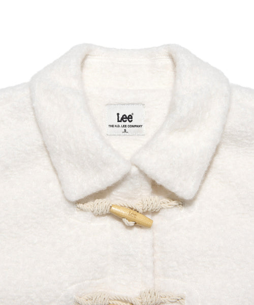 Women's Teddy Duffle Short Coat Ivory