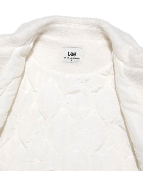 Women's Teddy Duffle Short Coat Ivory