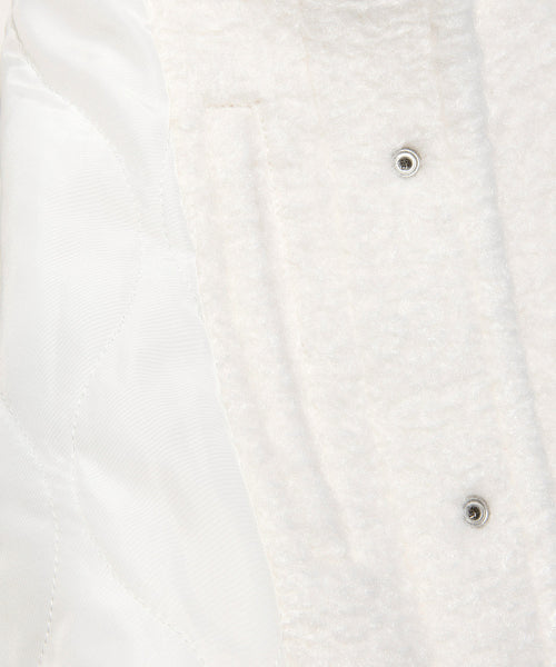 Women's Teddy Duffle Short Coat Ivory