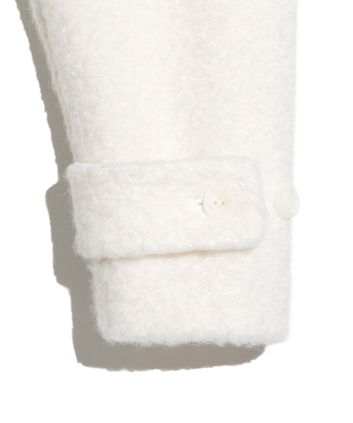 Women's Teddy Duffle Short Coat Ivory
