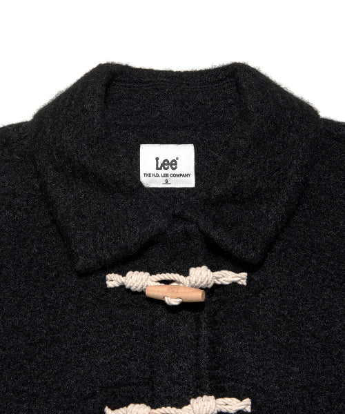 Women's Teddy Duffle Short Coat Black