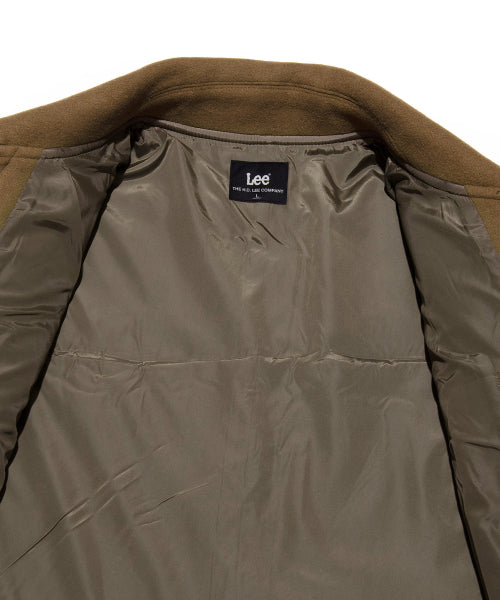 wool blend long duffel coat camel