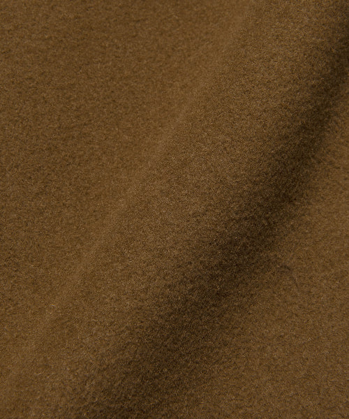 wool blend long duffel coat camel