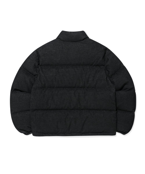 Women's denim like down jumper black