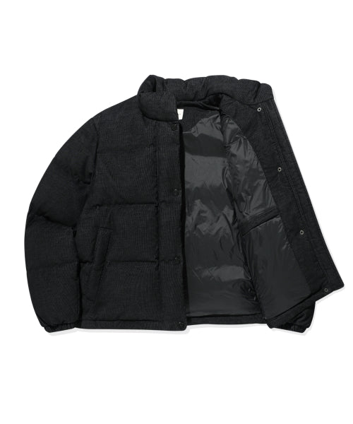 Women's denim like down jumper black