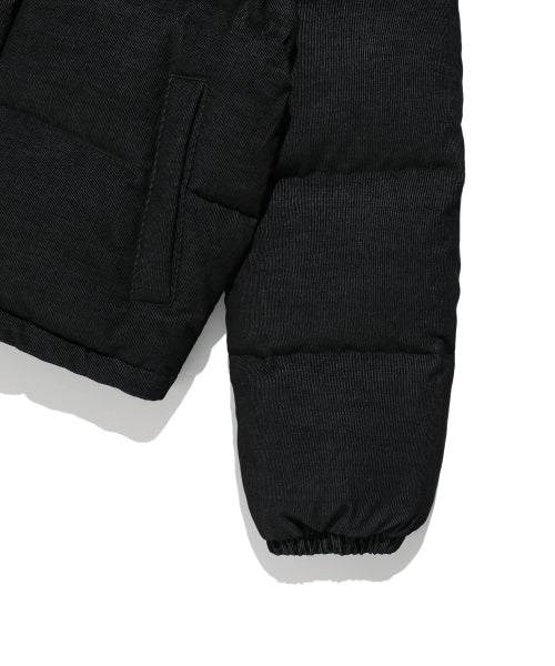 Women's denim like down jumper black