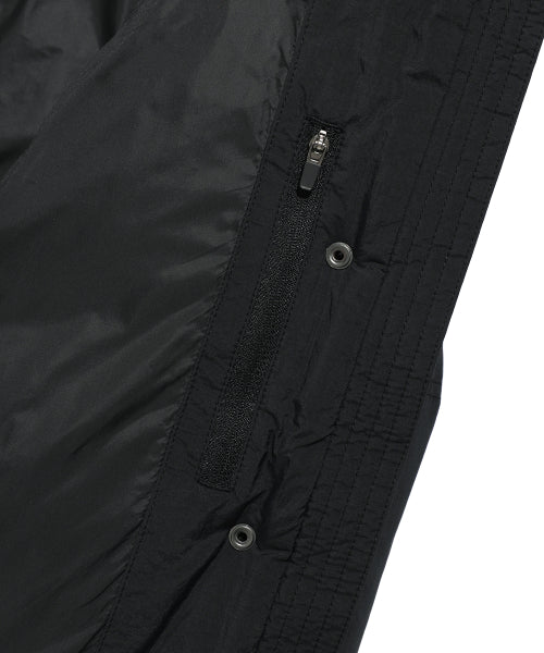 Women's Collar Color Short Down Jumper Black