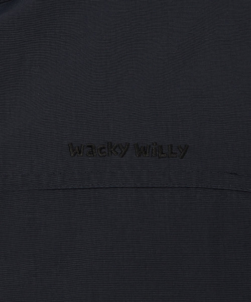 washed-down short puffer navy
