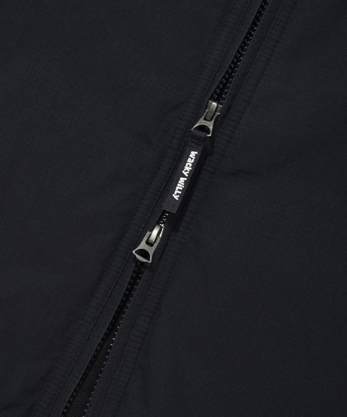 washed-down short puffer navy