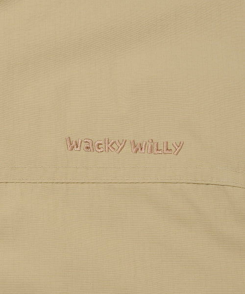 washed-down short puffer beige