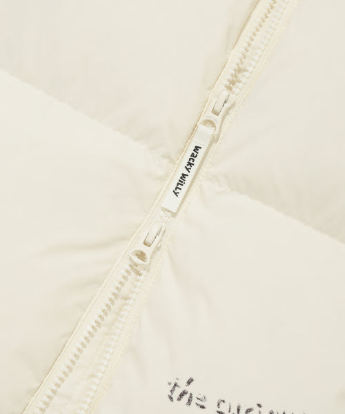 Kiki Graphic Down Short Puffer Cream