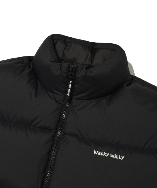 Kiki Graphic Down Short Puffer Black