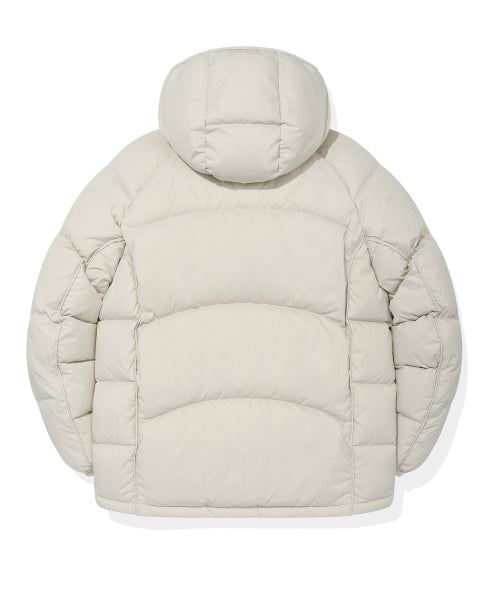 Pertex Lipstop Hooded Down Jumper Cream