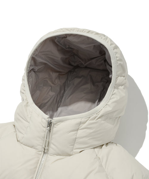 Pertex Lipstop Hooded Down Jumper Cream