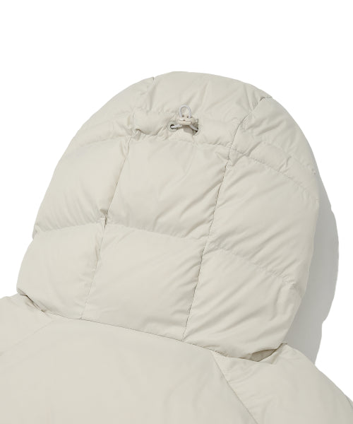 Pertex Lipstop Hooded Down Jumper Cream
