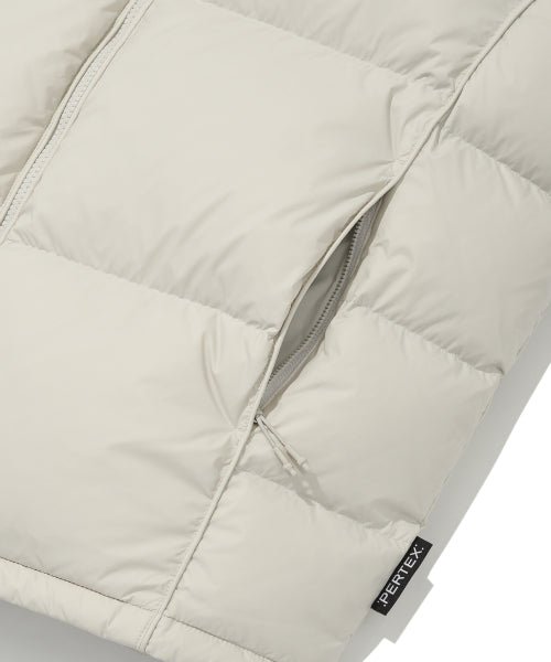 Pertex Lipstop Hooded Down Jumper Cream