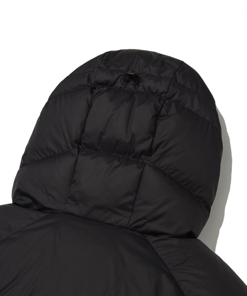 Pertex Lip-Stop Hooded Down Jumper Black