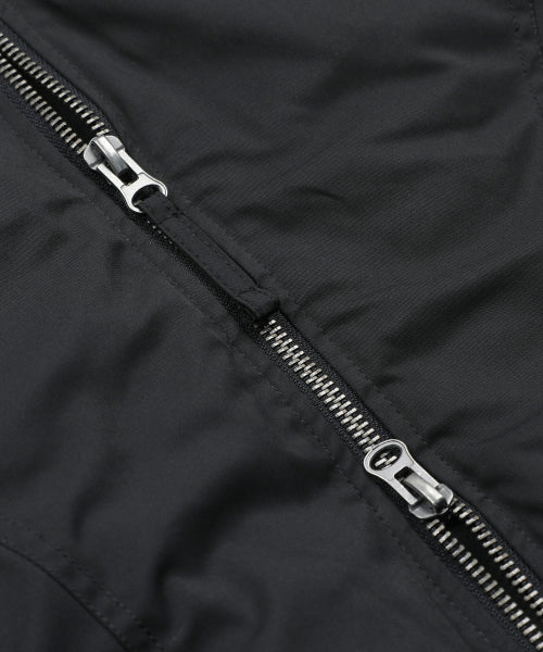 XJ107 Inslee Shirring MA-1 Jacket (BLACK)