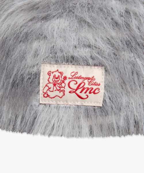 HAIRY UNCUFFED BEANIE heather gray