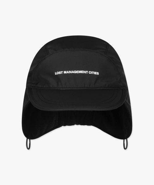 FLEECE EARFLAP CAP black